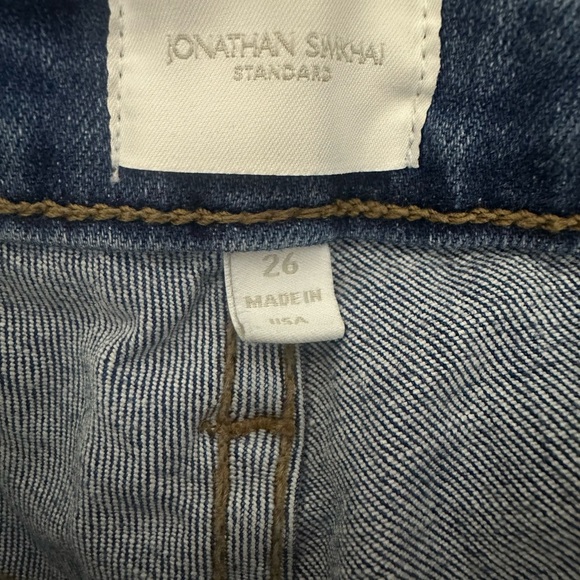Jonathan Simkhai River High Rise Straight Leg Jeans Size 26 Denim - Picture 4 of 5
